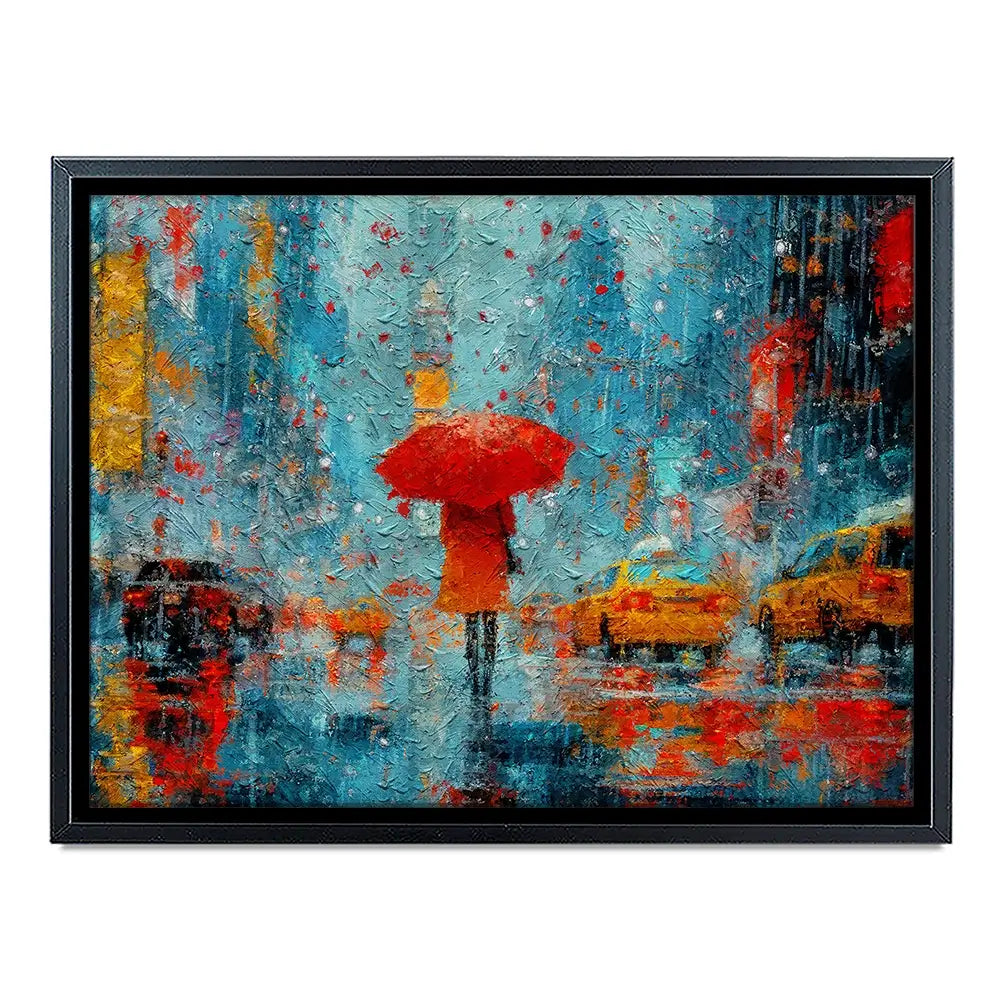 A Walk In Rainy New York Canvas Print A Walk In Rainy New York Canvas Print wall art product ChiliMili / Shutterstock