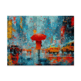 A Walk In Rainy New York Canvas Print A Walk In Rainy New York Canvas Print wall art product ChiliMili / Shutterstock