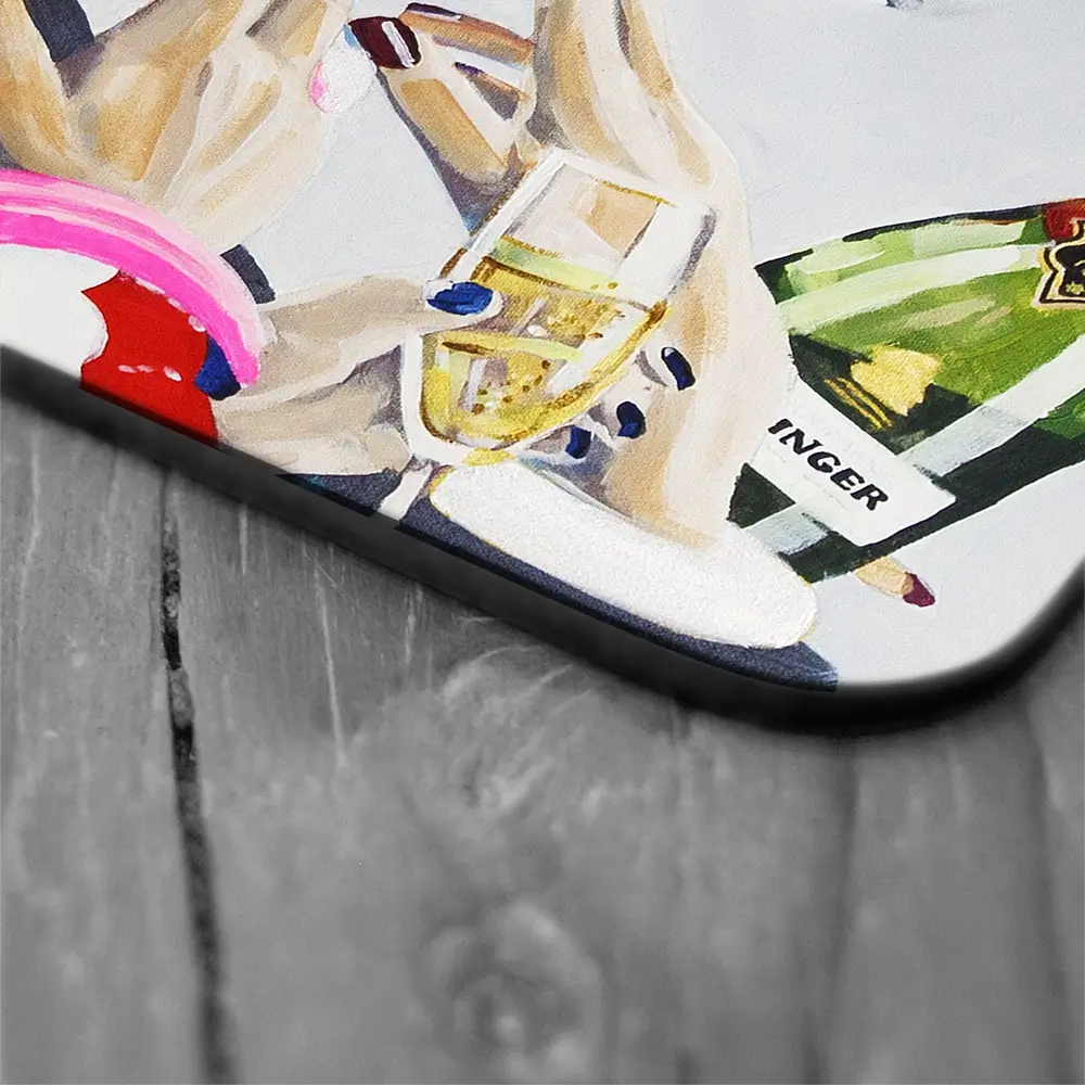 Ab Fab Vogue Coaster Set Ab Fab Vogue Coaster Set wall art product Juliet Stockton