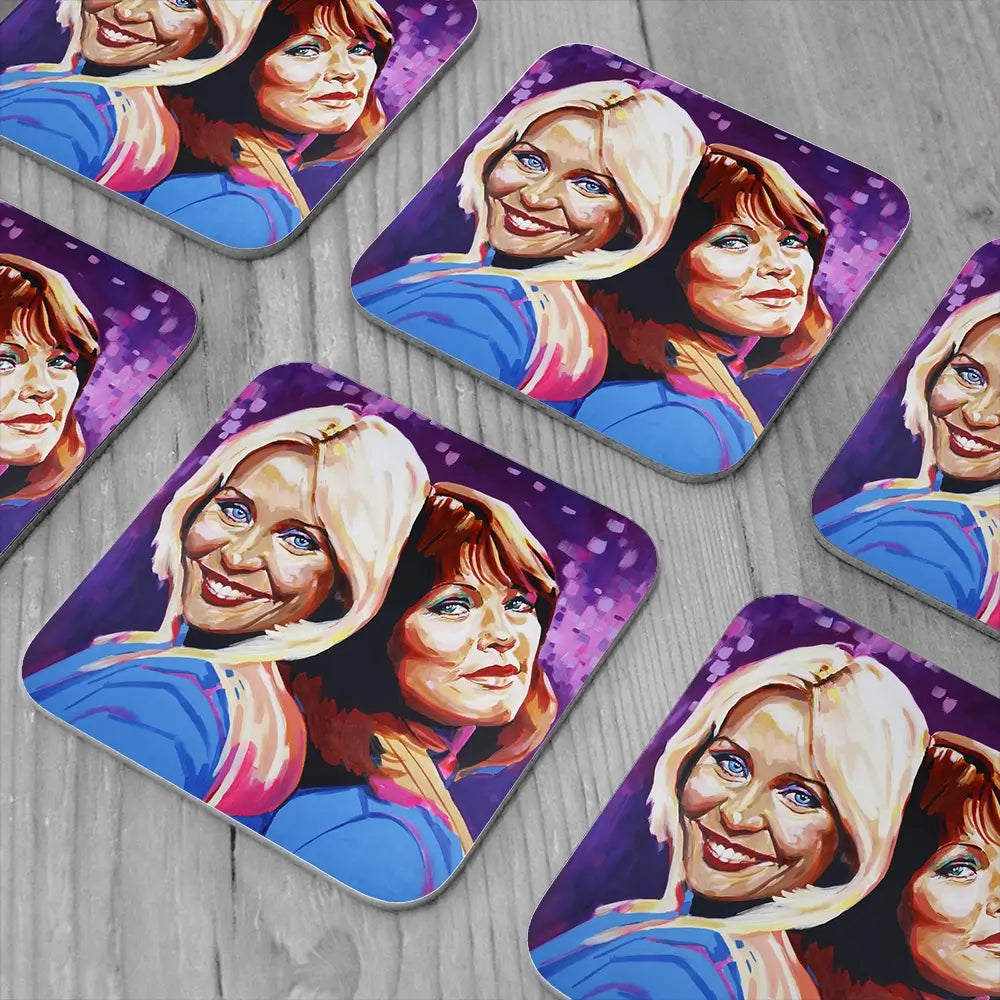 Abba Dancing Queens Coaster Set Abba Dancing Queens Coaster Set wall art product Juliet Stockton