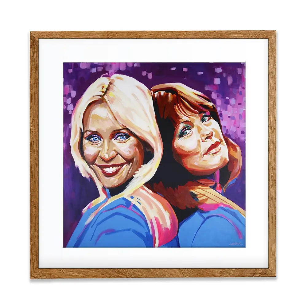 Abba Dancing Queens Square Framed Art Print Abba Dancing Queens Square Framed Art Print wall art product Juliet Stockton