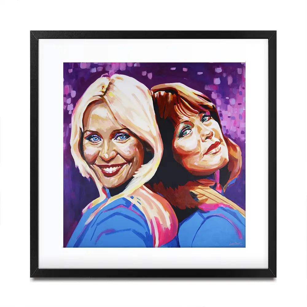 Abba Dancing Queens Square Framed Art Print Abba Dancing Queens Square Framed Art Print wall art product Juliet Stockton