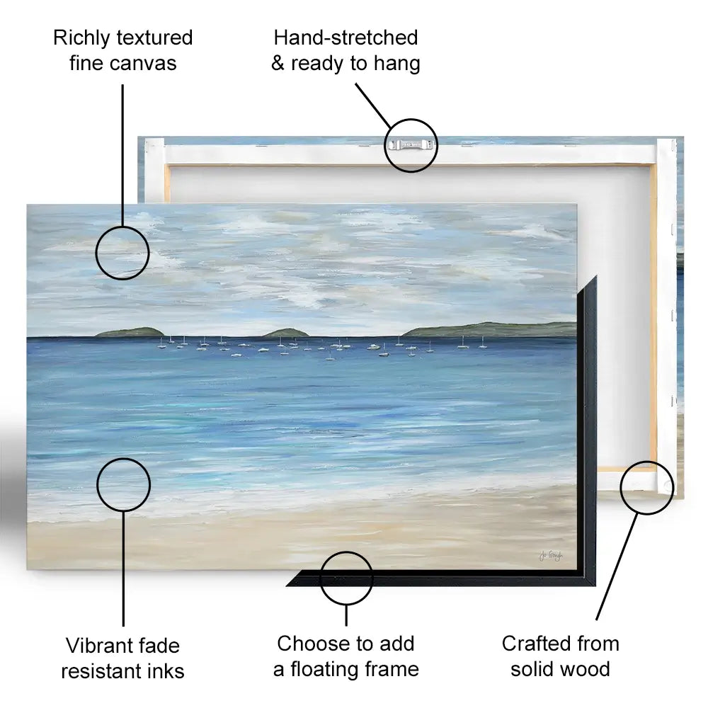 Abersoch Beach Canvas Print Abersoch Beach Canvas Print wall art product Jo Gough