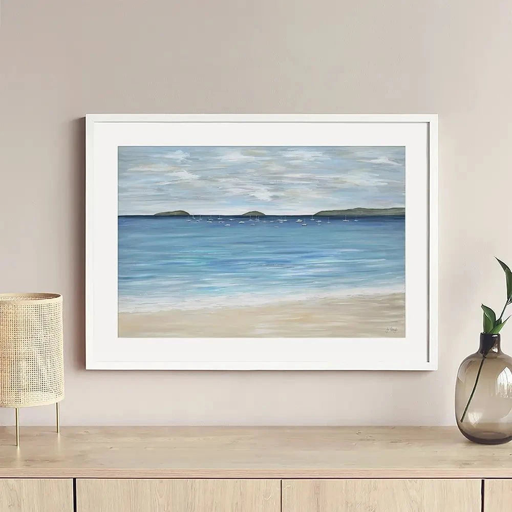 Abersoch Beach Framed Art Print Abersoch Beach Framed Art Print wall art product Jo Gough