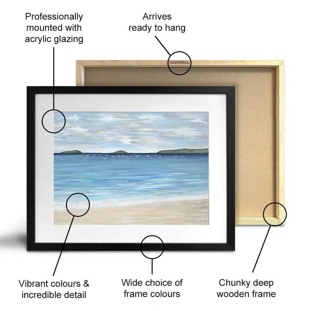 Abersoch Beach Framed Art Print Abersoch Beach Framed Art Print wall art product Jo Gough