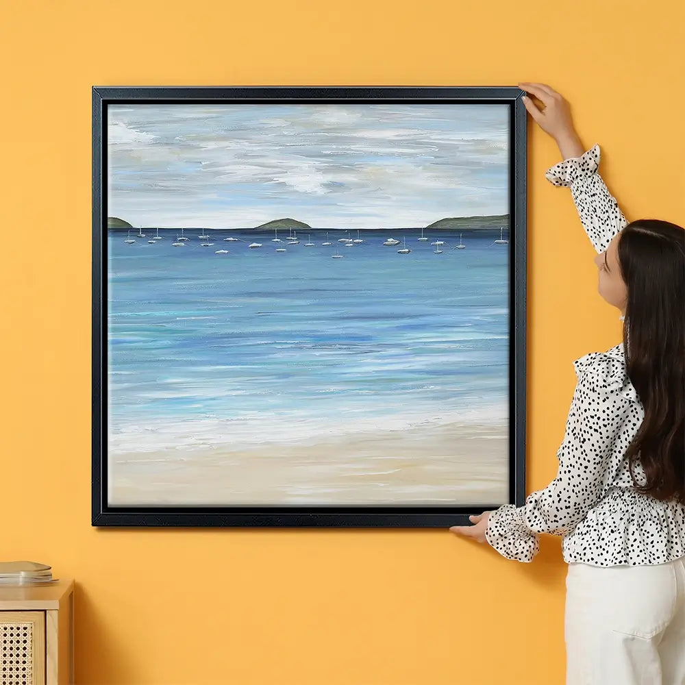 Abersoch Beach Oversized Canvas Print Abersoch Beach Oversized Canvas Print wall art product Jo Gough