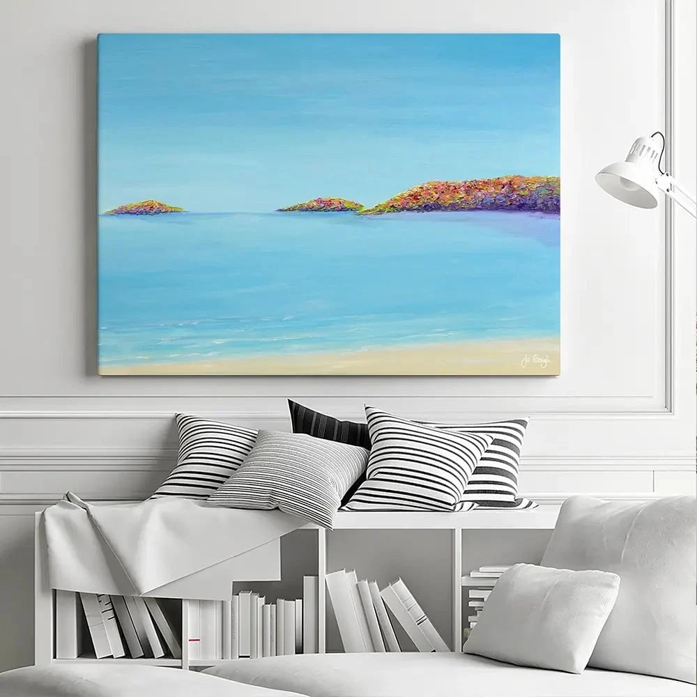 Abersoch Islands Canvas Print Abersoch Islands Canvas Print wall art product Jo Gough