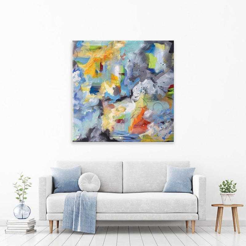 Abstract All Over Square Canvas Print wall art product Olga Tkachyk