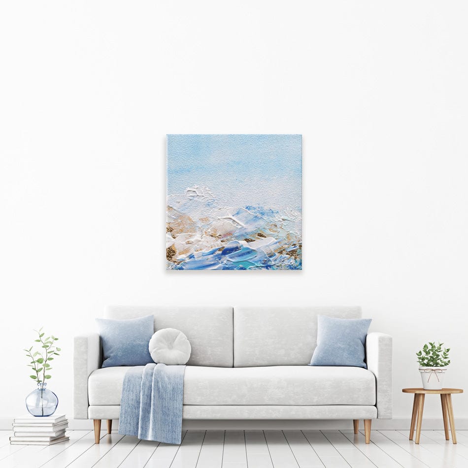 Abstract Azure Square Canvas Print wall art product Rudchenko Liliia / Shutterstock