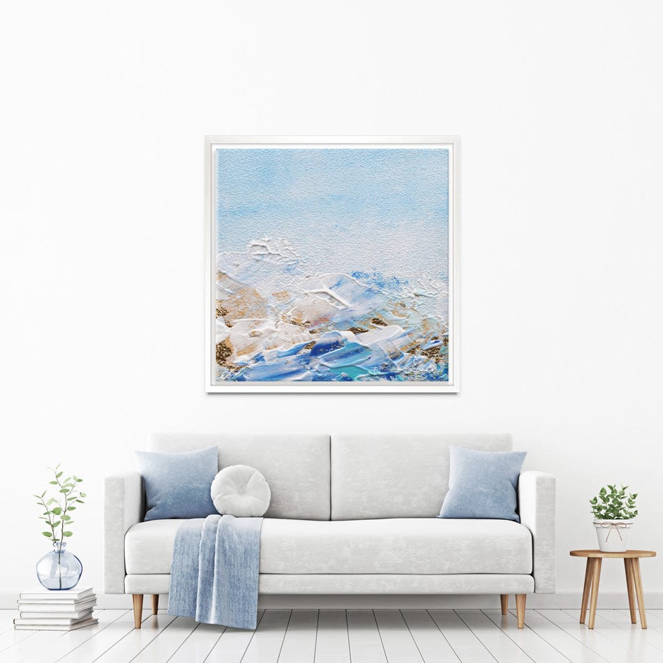 Abstract Azure Square Canvas Print wall art product Rudchenko Liliia / Shutterstock