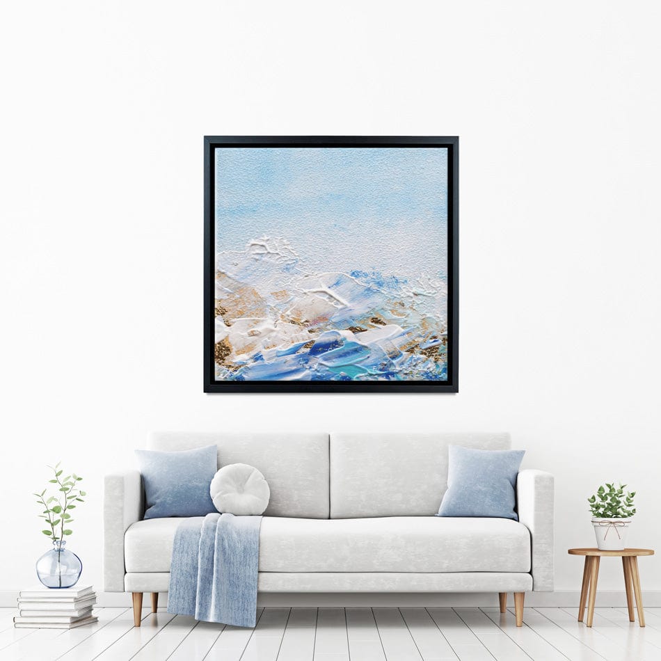 Abstract Azure Square Canvas Print wall art product Rudchenko Liliia / Shutterstock