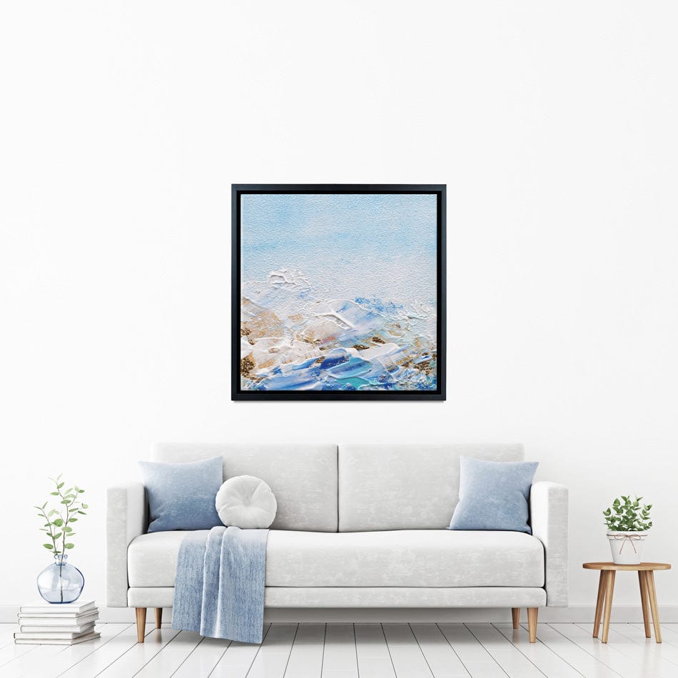 Abstract Azure Square Canvas Print wall art product Rudchenko Liliia / Shutterstock