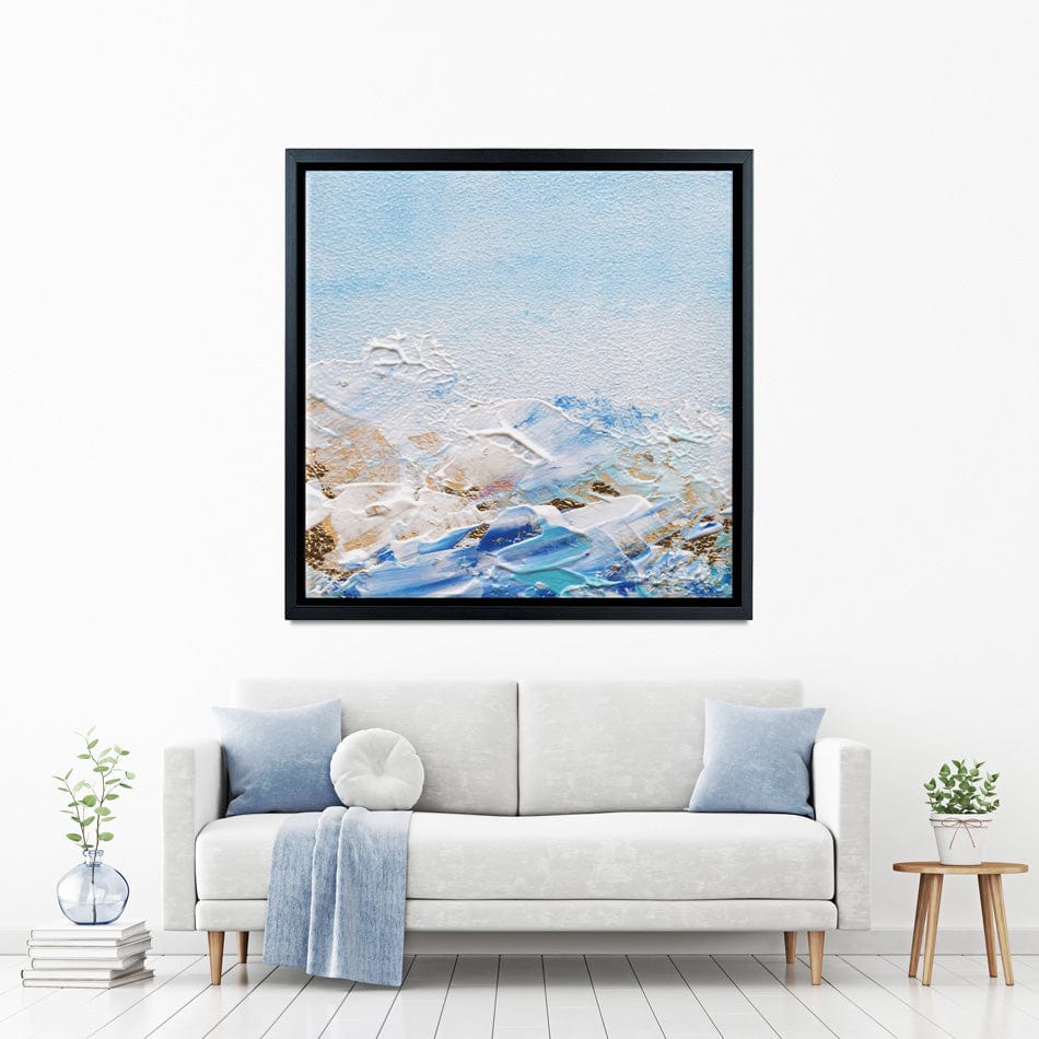 Abstract Azure Square Canvas Print wall art product Rudchenko Liliia / Shutterstock