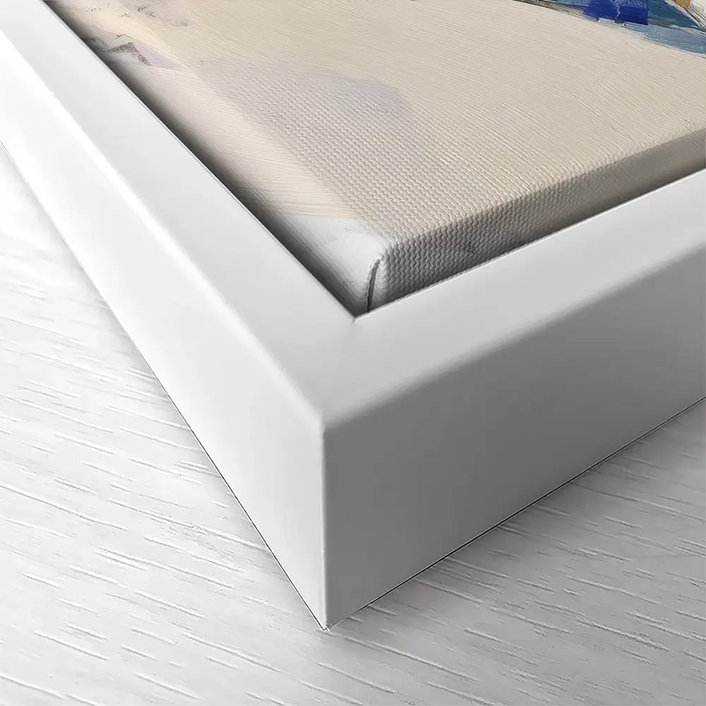 Abstract Barn Owl Canvas Print Abstract Barn Owl Canvas Print wall art product Chromatic Storm Studio