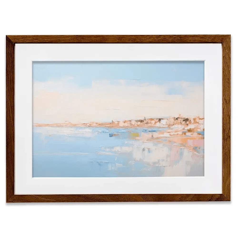 Abstract Beach Framed Art Print Abstract Beach Framed Art Print wall art product Creative Studio - Independent