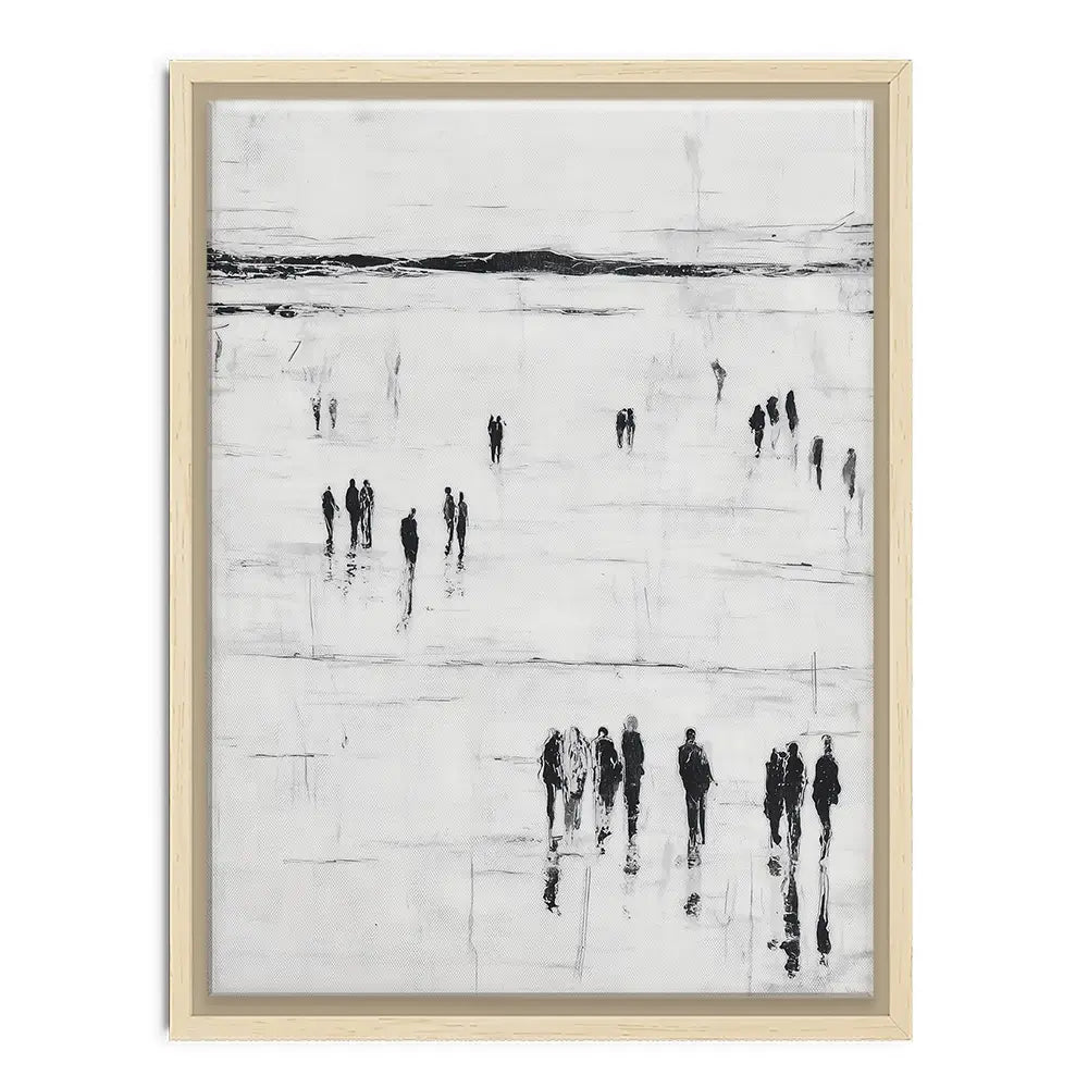 Abstract Beach Walk Canvas Print Abstract Beach Walk Canvas Print wall art product Chromatic Storm Studio