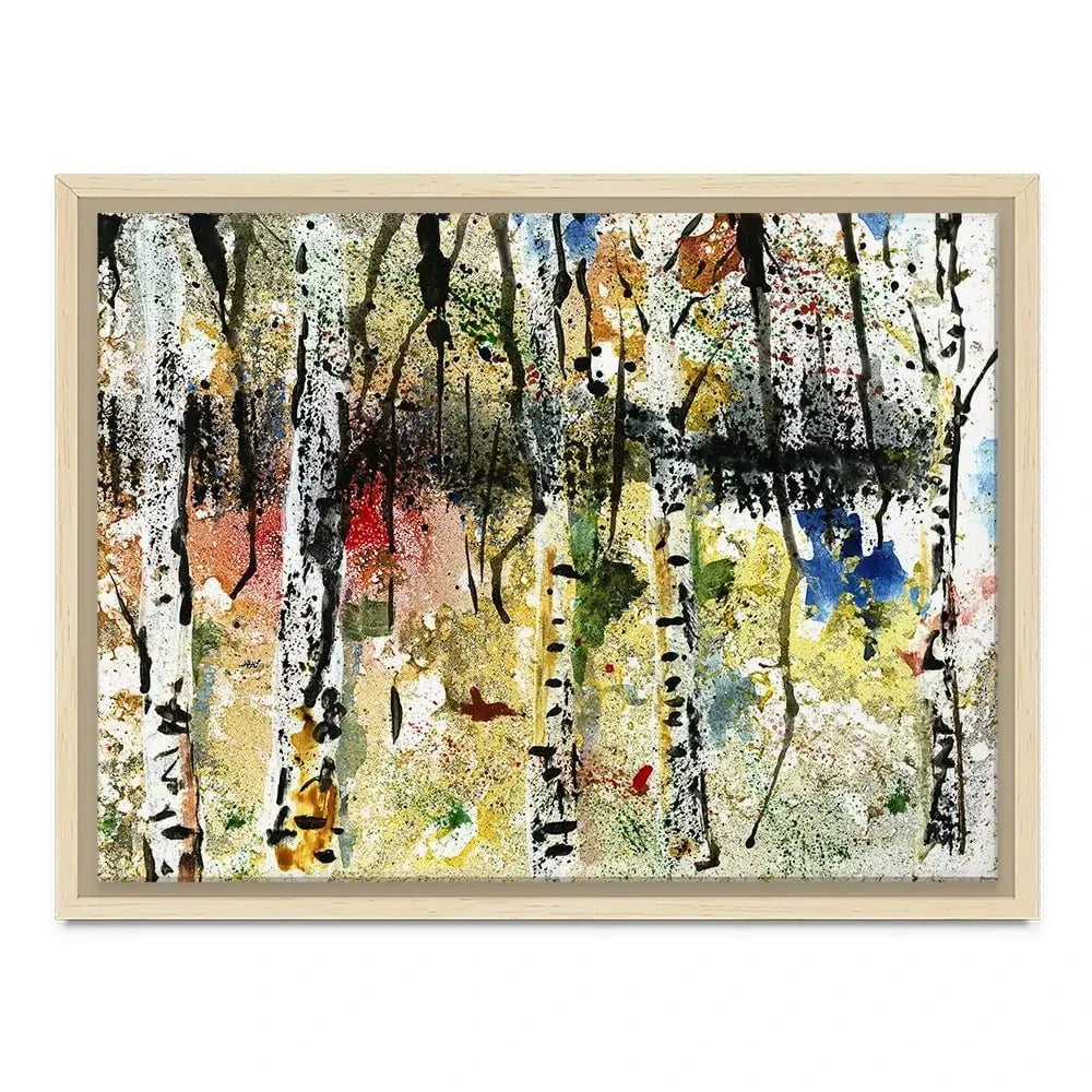Abstract Birch Forest Canvas Print Abstract Birch Forest Canvas Print wall art product Papster / Shutterstock