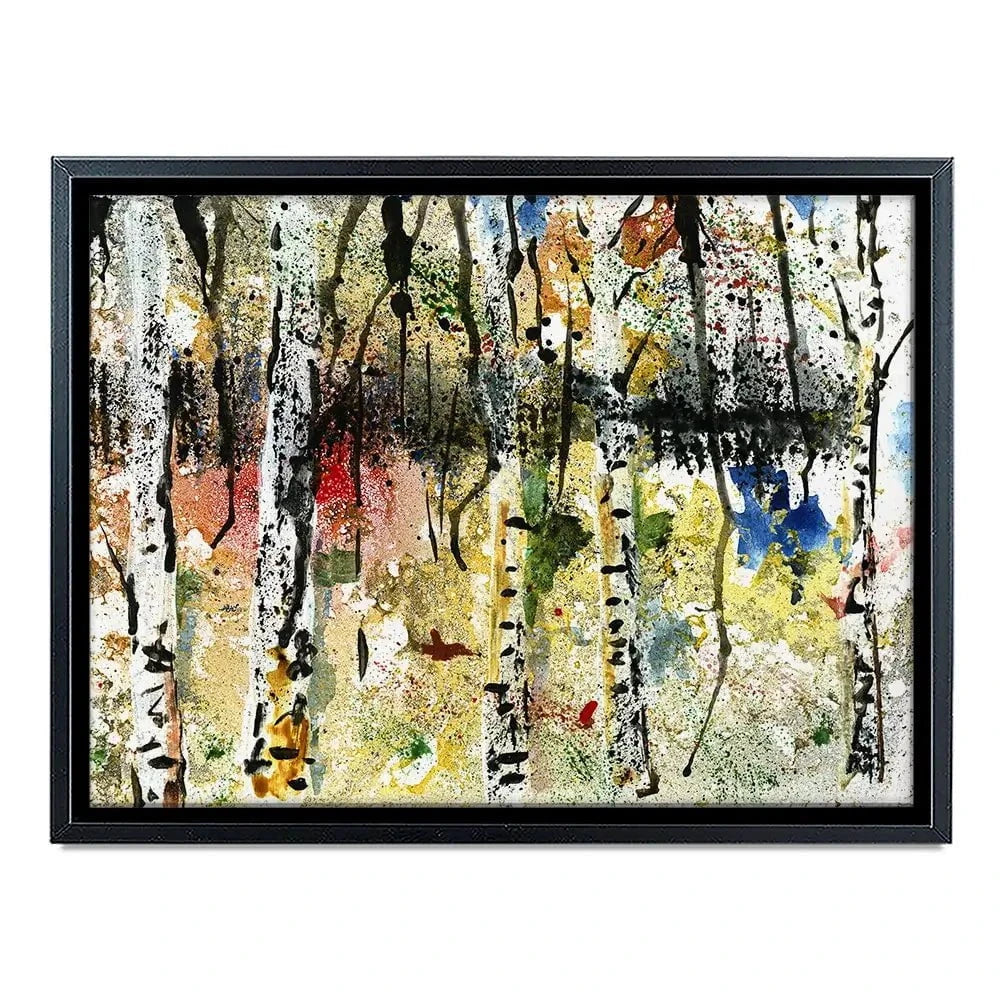 Abstract Birch Forest Canvas Print Abstract Birch Forest Canvas Print wall art product Papster / Shutterstock