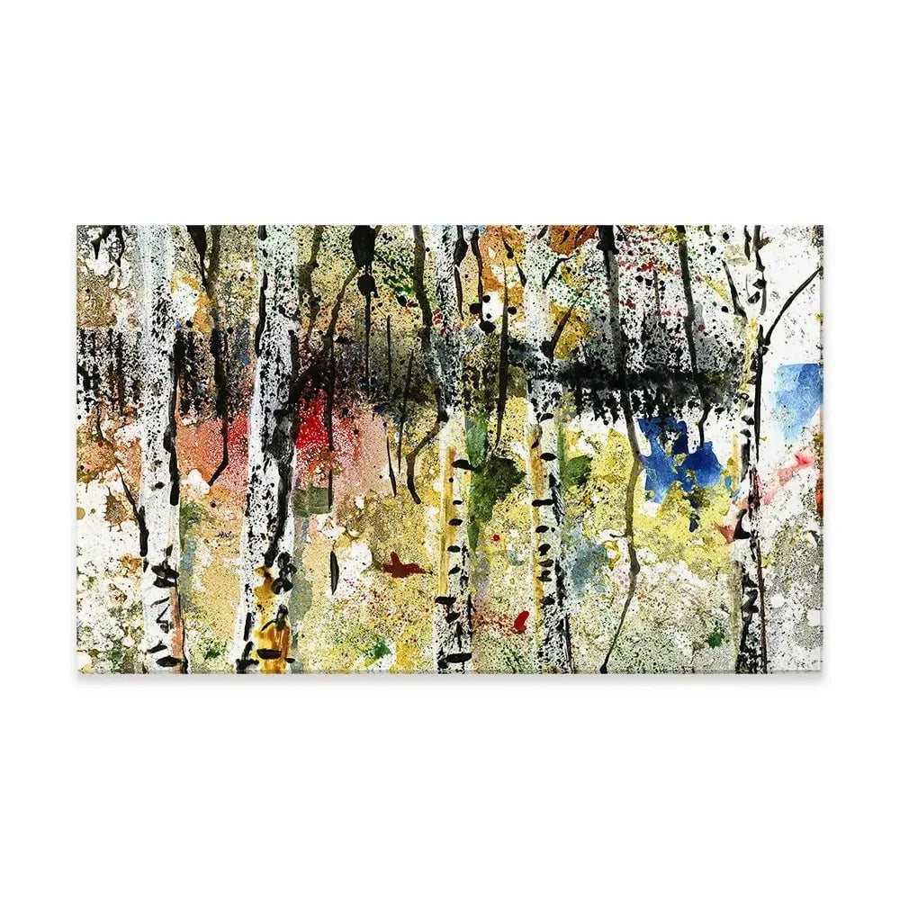 Abstract Birch Forest Canvas Print Abstract Birch Forest Canvas Print wall art product Papster / Shutterstock
