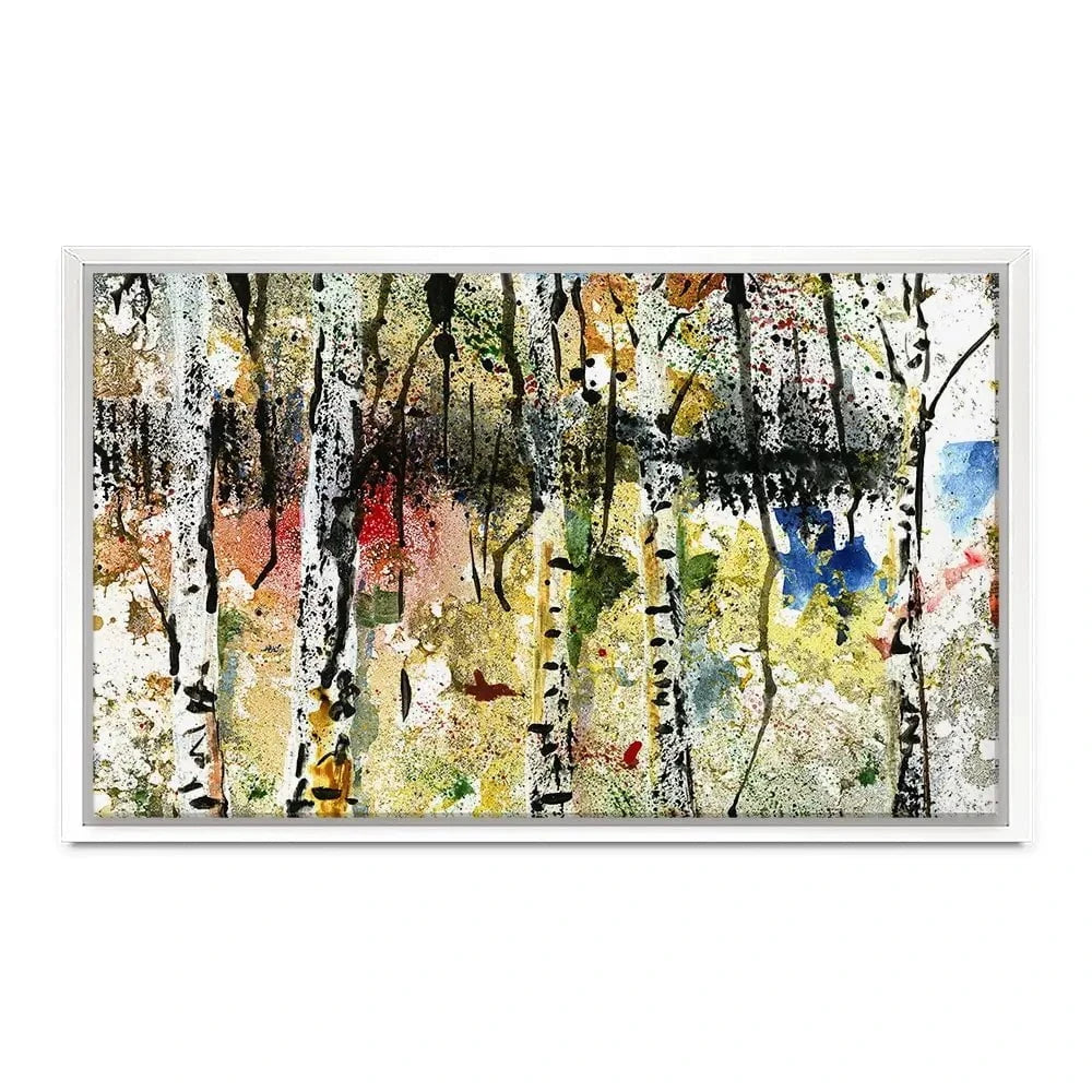 Abstract Birch Forest Canvas Print Abstract Birch Forest Canvas Print wall art product Papster / Shutterstock