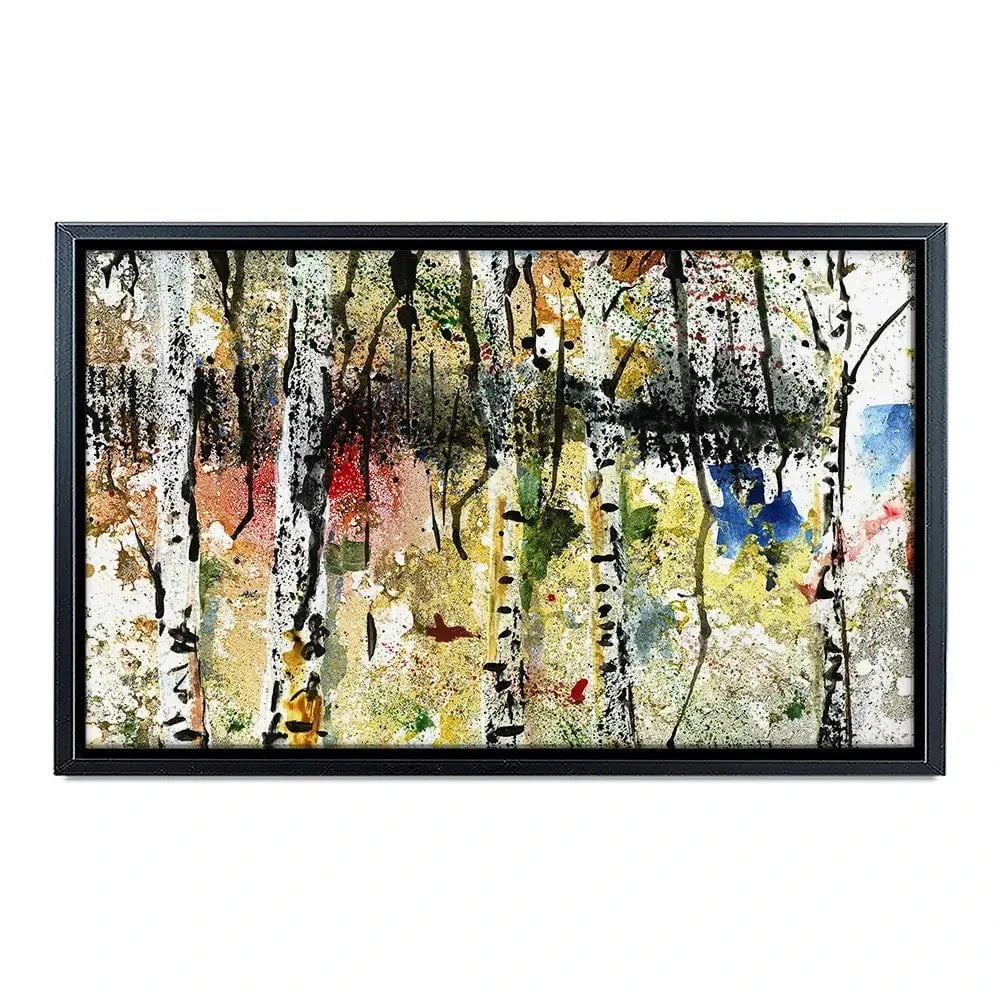 Abstract Birch Forest Canvas Print Abstract Birch Forest Canvas Print wall art product Papster / Shutterstock