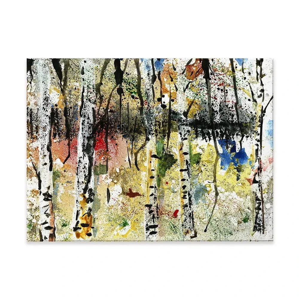 Abstract Birch Forest Canvas Print Abstract Birch Forest Canvas Print wall art product Papster / Shutterstock