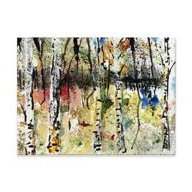 Abstract Birch Forest Canvas Print Abstract Birch Forest Canvas Print wall art product Papster / Shutterstock