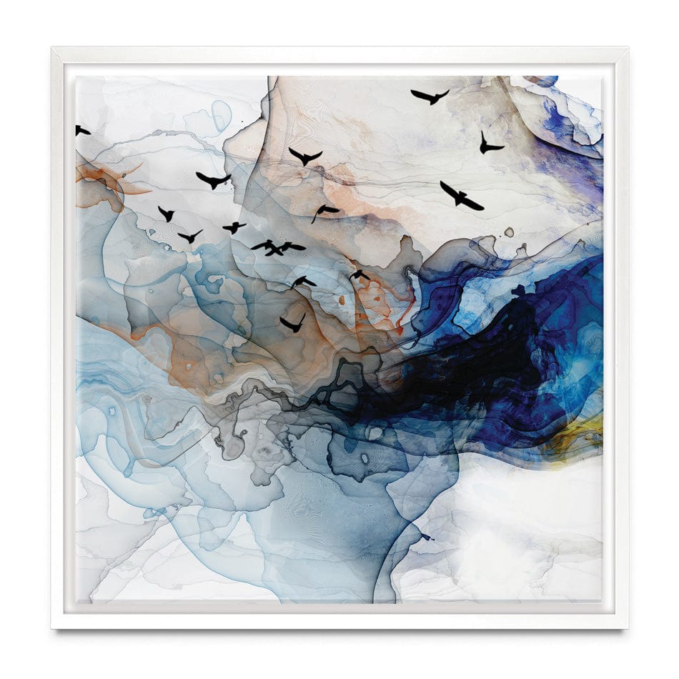 Abstract Birds Canvas Print wall art product Ekaterina Ermilkina / Independent