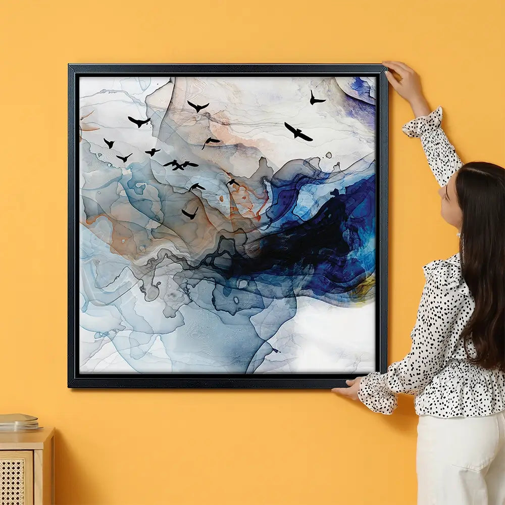 Abstract Birds Oversized Canvas Print Abstract Birds Oversized Canvas Print wall art product Art Print Shop