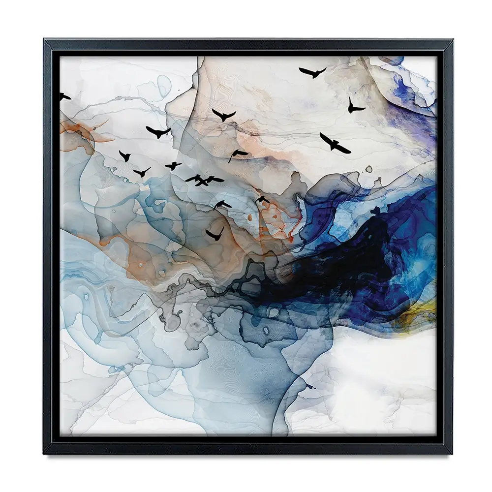 Abstract Birds Square Canvas Print Abstract Birds Square Canvas Print | Abstract Birds Artwork | Bird Art wall art product Tim Kats / Shutterstock