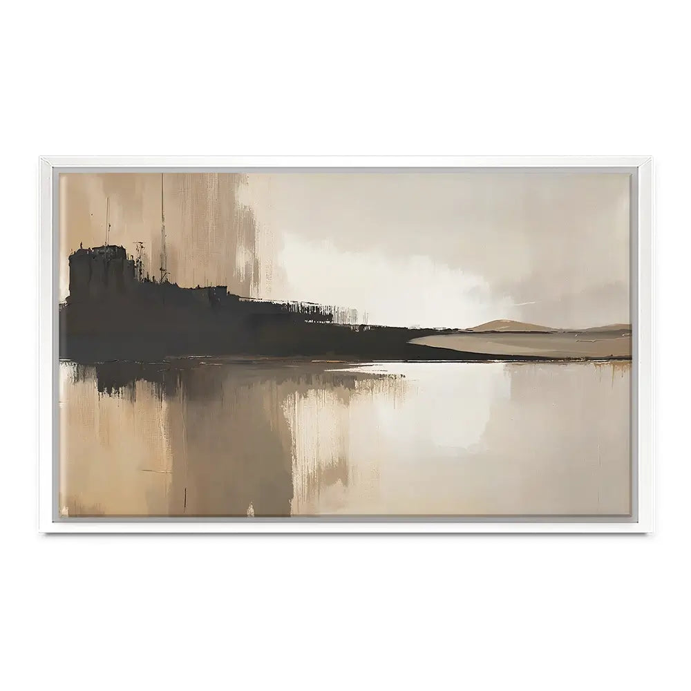 Abstract Brown Canvas Print Abstract Brown Canvas Print wall art product IAmHomeStudio