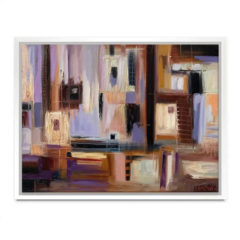 Abstract City Canvas Print Abstract City Canvas Print wall art product Ekaterina Ermilkina