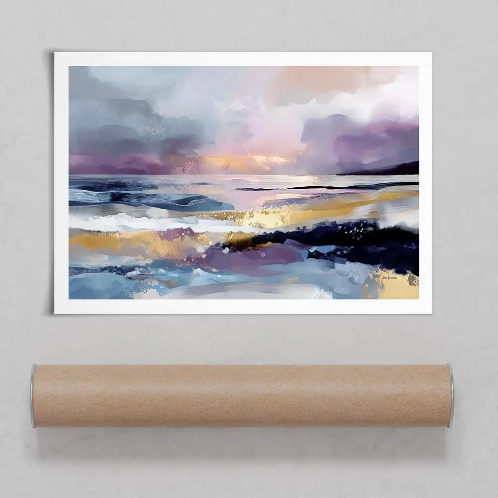 Abstract Coastal Landscape Art Print Abstract Coastal Landscape Art Print wall art product Leon Devenice