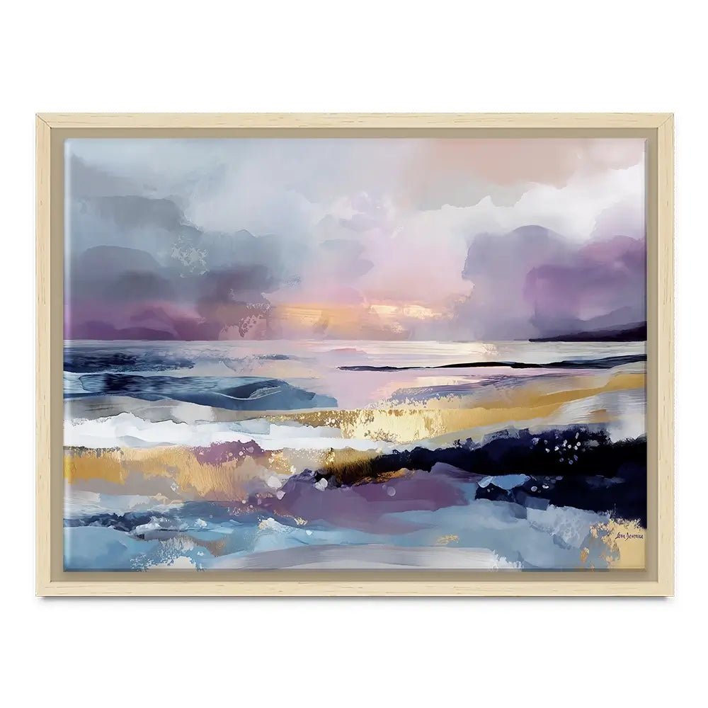 Abstract Coastal Landscape Canvas Print Abstract Coastal Landscape Canvas Print wall art product Leon Devenice