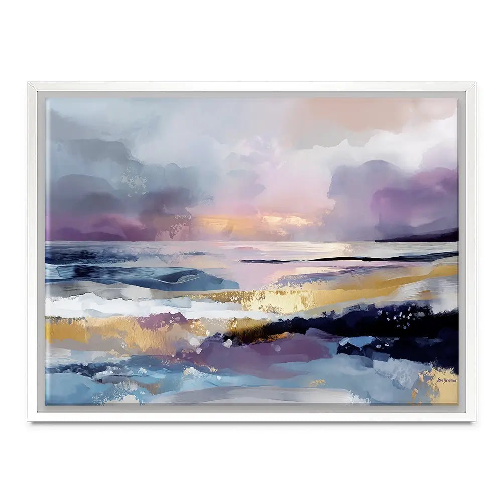Abstract Coastal Landscape Canvas Print Abstract Coastal Landscape Canvas Print wall art product Leon Devenice
