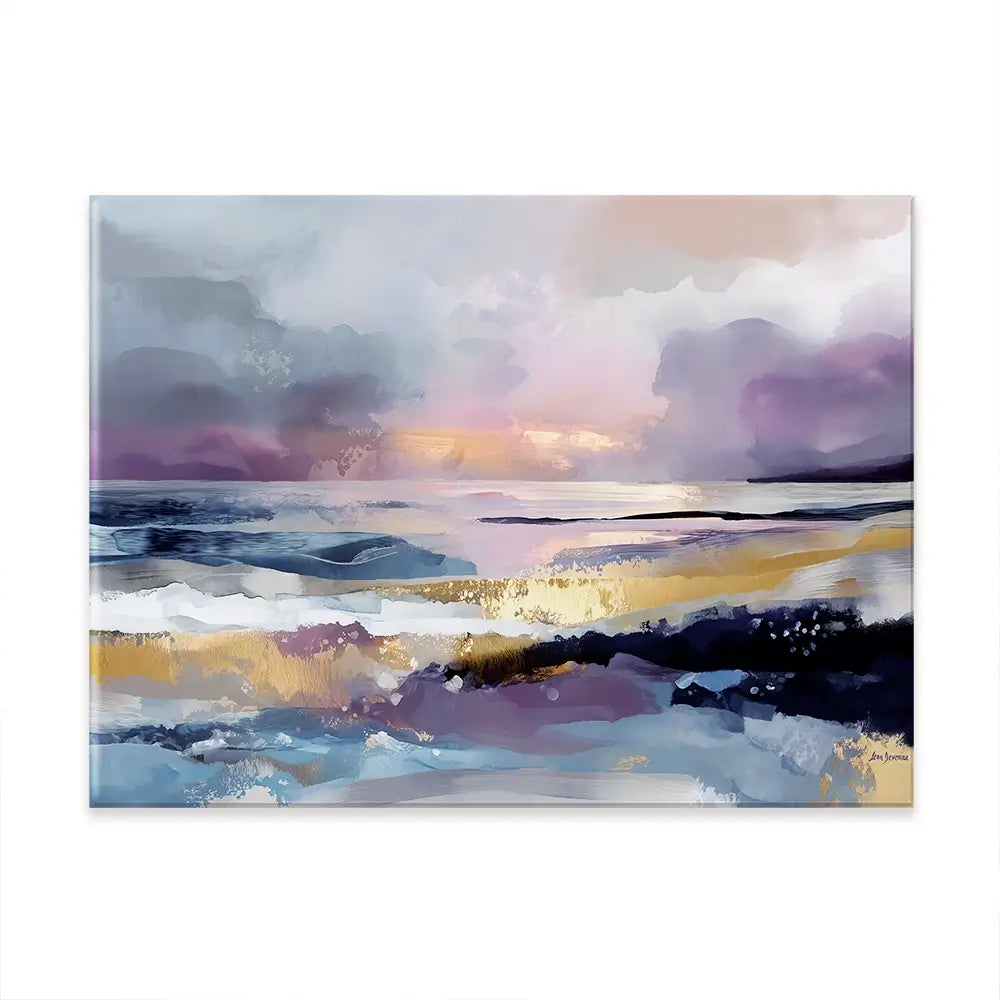 Abstract Coastal Landscape Canvas Print Abstract Coastal Landscape Canvas Print wall art product Leon Devenice