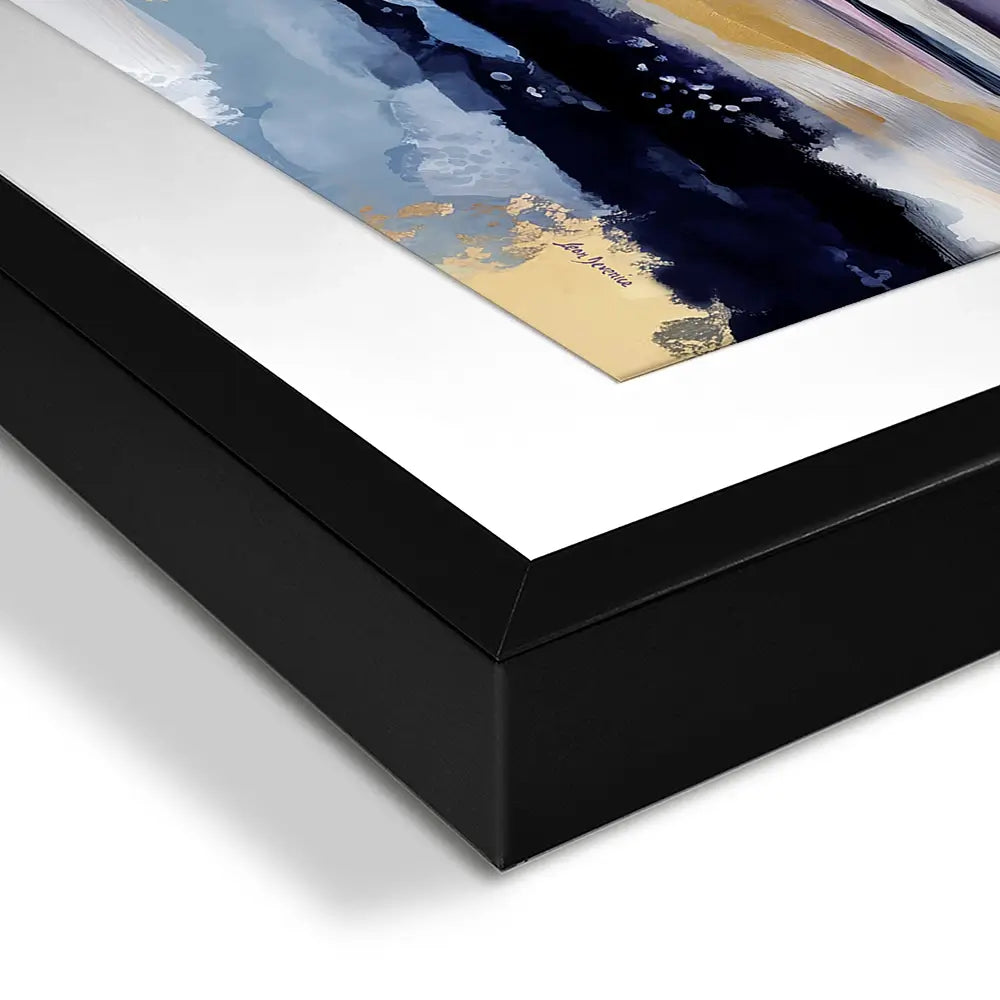 Abstract Coastal Landscape Framed Art Print Abstract Coastal Landscape Framed Art Print wall art product Leon Devenice