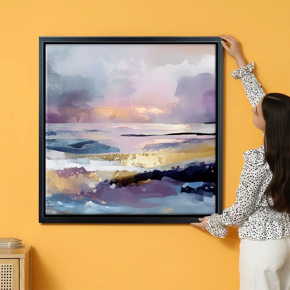Abstract Coastal Landscape Oversized Canvas Print Abstract Coastal Landscape Oversized Canvas Print wall art product Art Print Shop