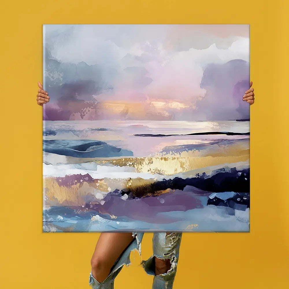 Abstract Coastal Landscape Oversized Canvas Print Abstract Coastal Landscape Oversized Canvas Print wall art product Art Print Shop
