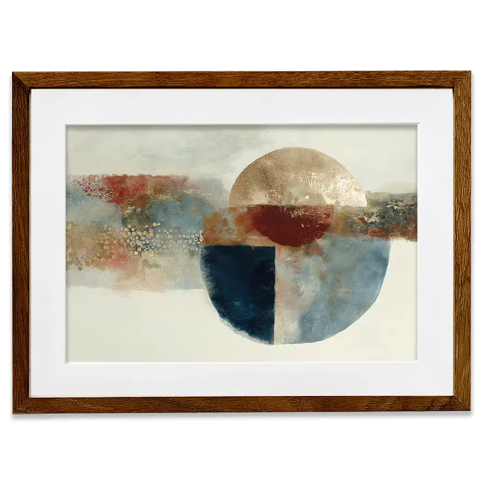 Abstract Coffee Composition Framed Art Print Abstract Coffee Composition Framed Art Print wall art product Chromatic Storm Studio