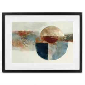 Abstract Coffee Composition Framed Art Print Abstract Coffee Composition Framed Art Print wall art product Chromatic Storm Studio