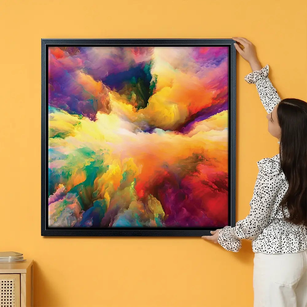 Abstract Colour Explosion Oversized Canvas Print Abstract Colour Explosion Oversized Canvas Print wall art product Art Print Shop