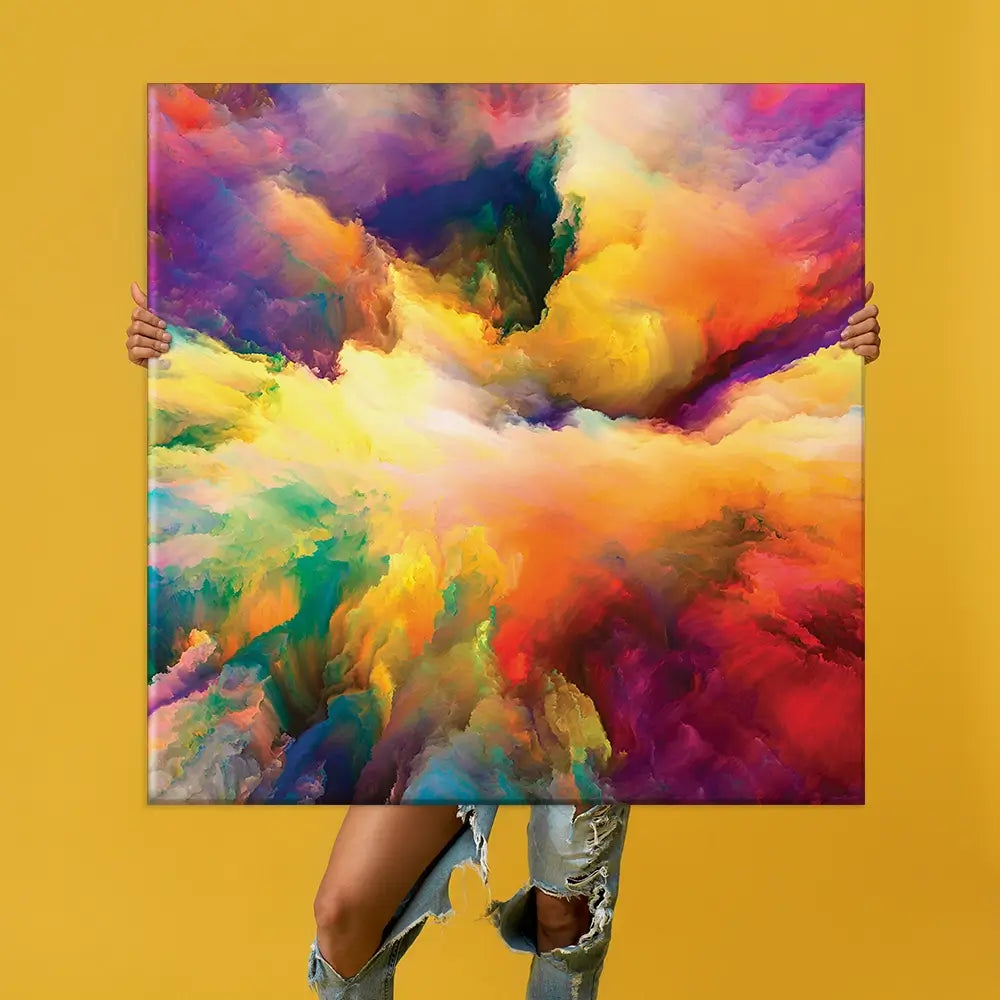 Abstract Colour Explosion Oversized Canvas Print Abstract Colour Explosion Oversized Canvas Print wall art product Art Print Shop