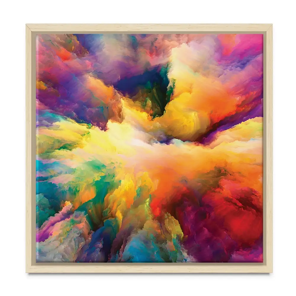 Abstract Colour Explosion Square Canvas Print Abstract Colour Explosion Square Canvas Print | Abstract Colour Art wall art product agsandrew / Shutterstock
