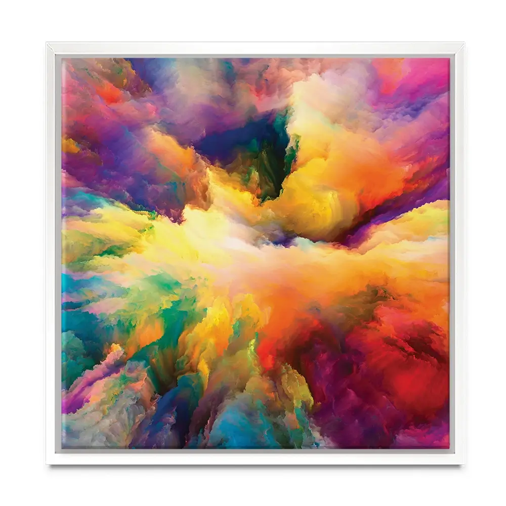 Abstract Colour Explosion Square Canvas Print Abstract Colour Explosion Square Canvas Print | Abstract Colour Art wall art product agsandrew / Shutterstock