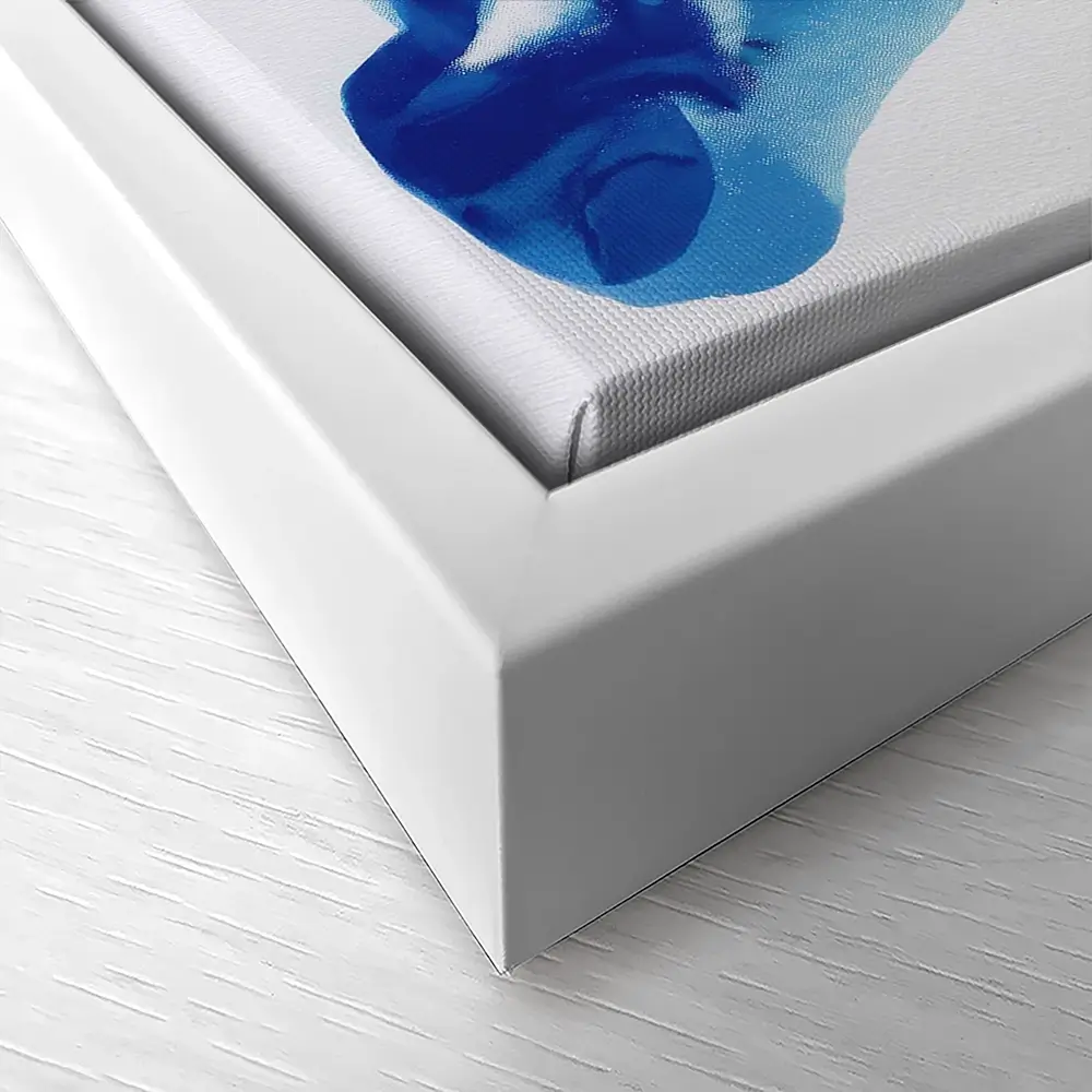 Abstract Cow Head And Horns Canvas Print Abstract Cow Head And Horns Canvas Print wall art product Chromatic Storm Studio