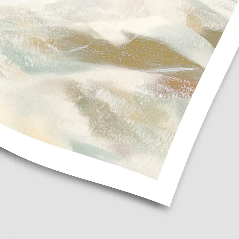 Abstract Desert Salt Flats Art Print Abstract Desert Salt Flats Art Print wall art product Chromatic Storm Studio