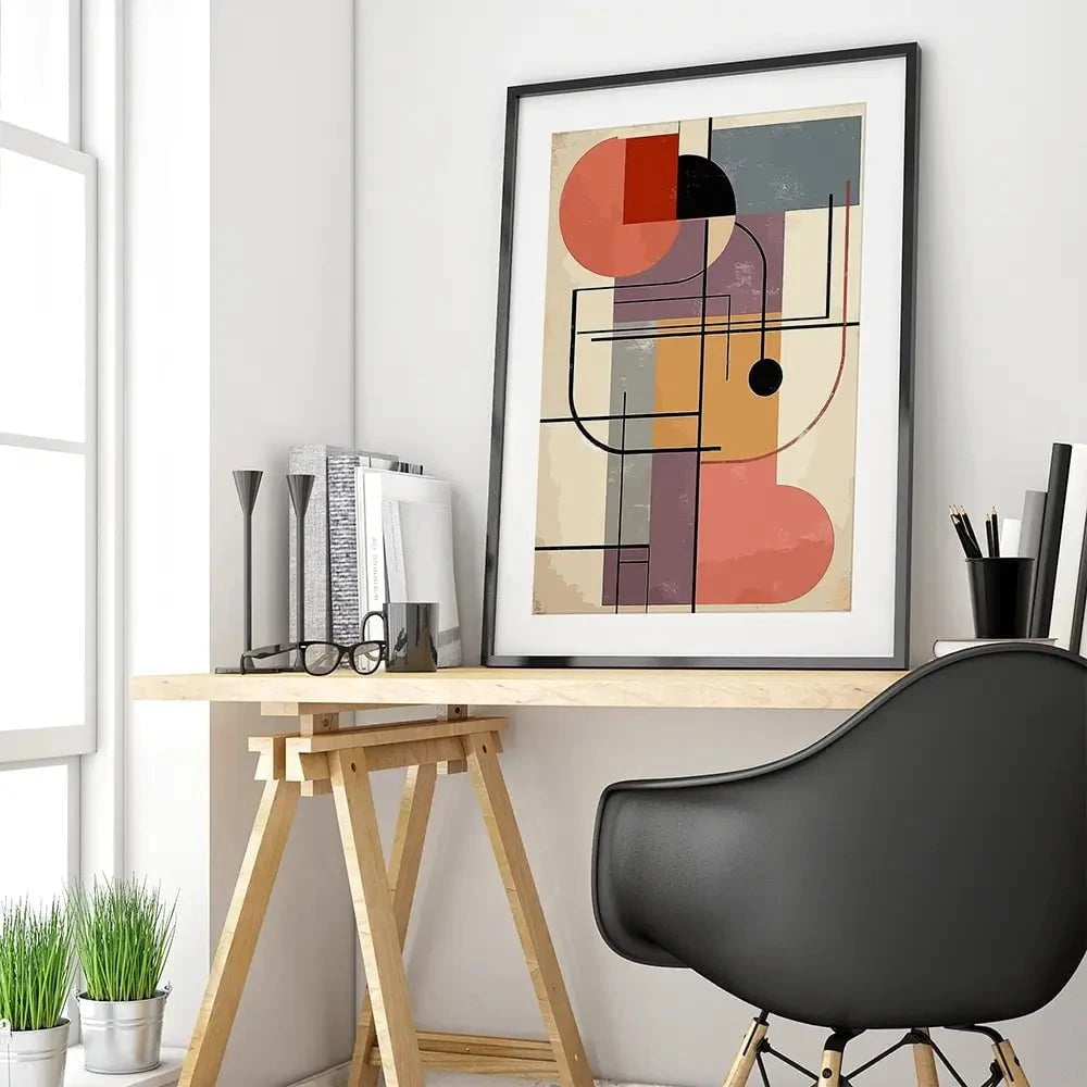 Abstract Dimensions Framed Art Print Abstract Dimensions Framed Art Print wall art product P & M Print Gallery