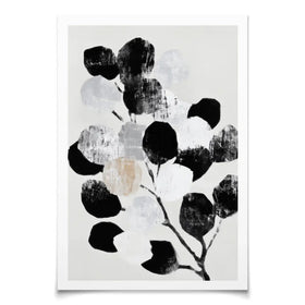 Abstract Eucalyptus Leaf Circles Art Print Abstract Eucalyptus Leaf Circles Art Print wall art product Chromatic Storm Studio