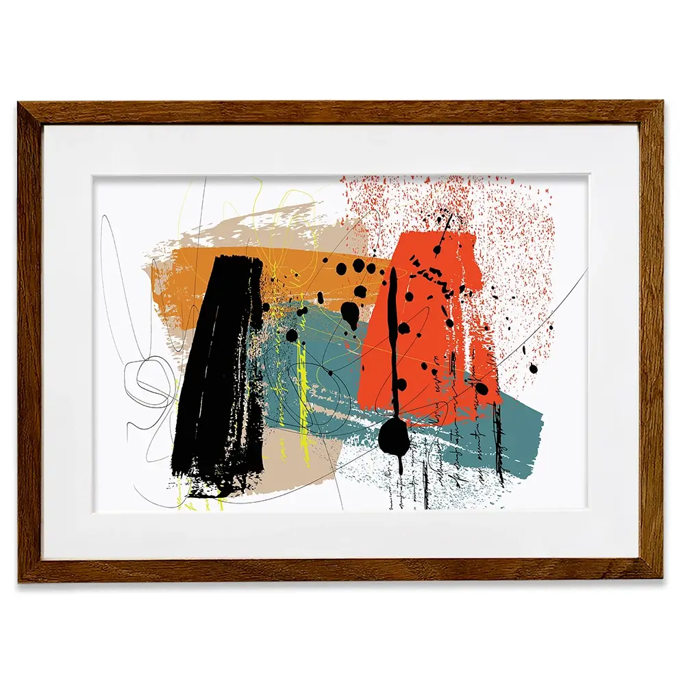 Abstract Everything Framed Art Print Abstract Everything Framed Art Print wall art product Art Print Shop